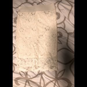 Maurices White lace Skirt
